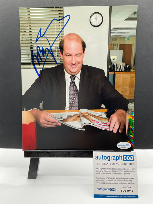 Brian Baumgartner The Office signed photo 8x10 ACOA