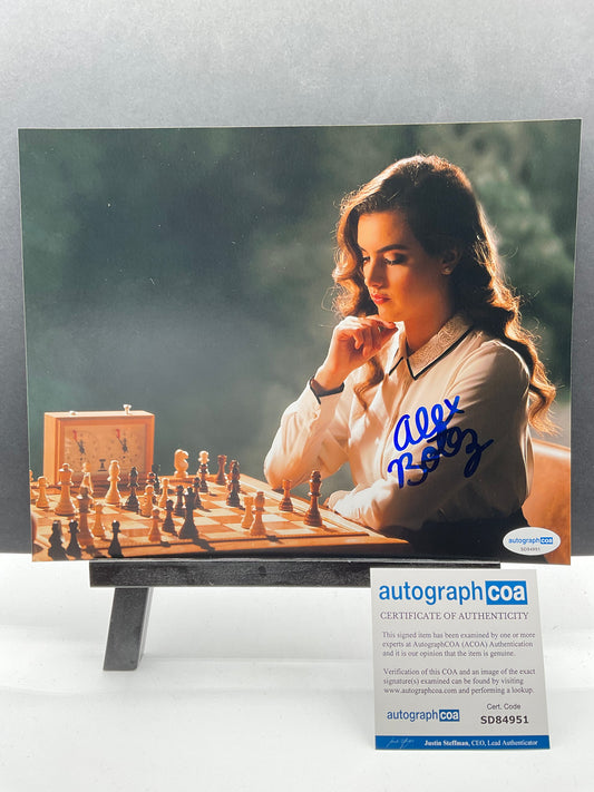 Alex Botez Chess signed photo 8x10 ACOA Twitch