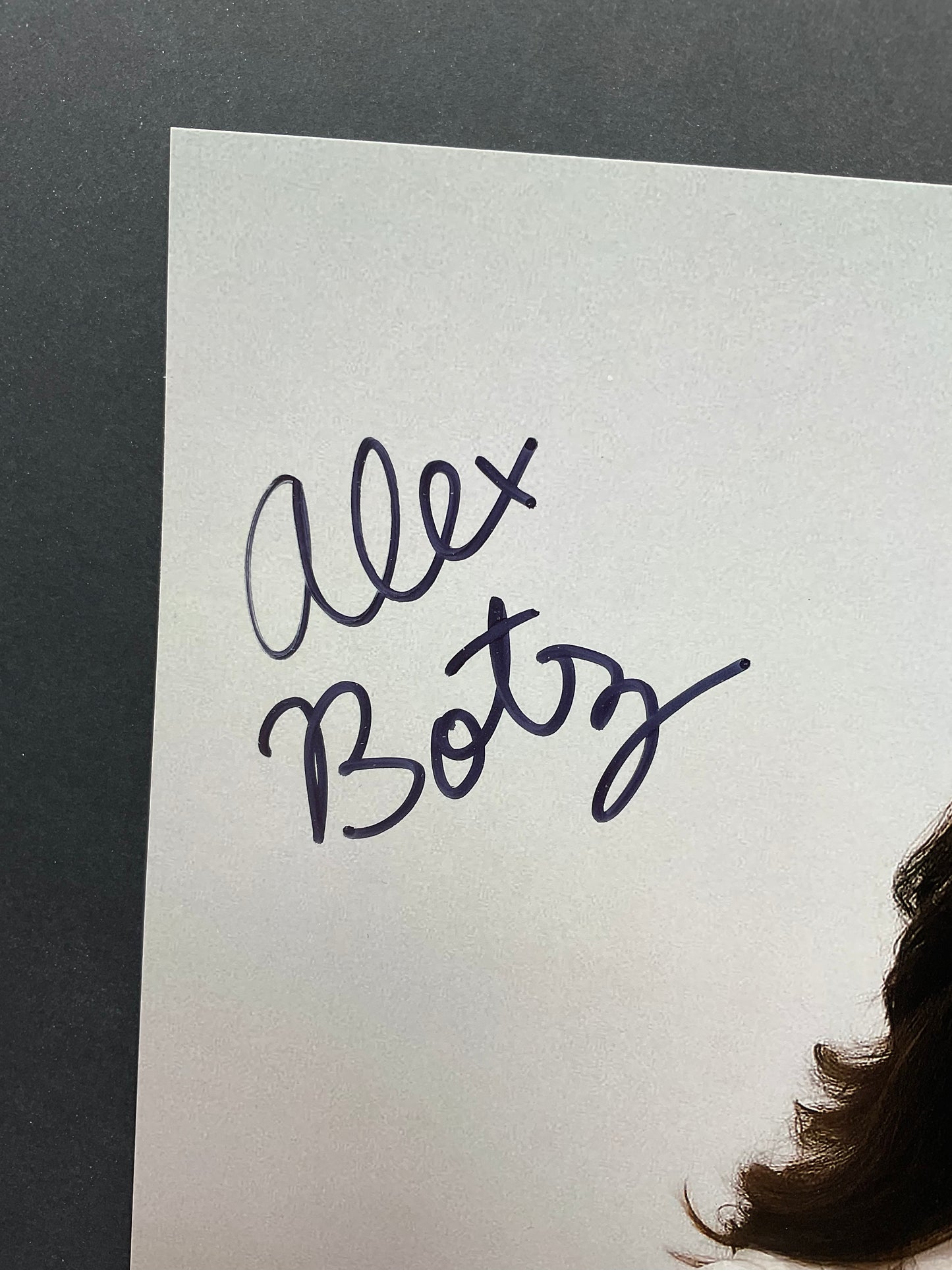 Alex Botez Sexy signed photo 8x10 ACOA Influencer