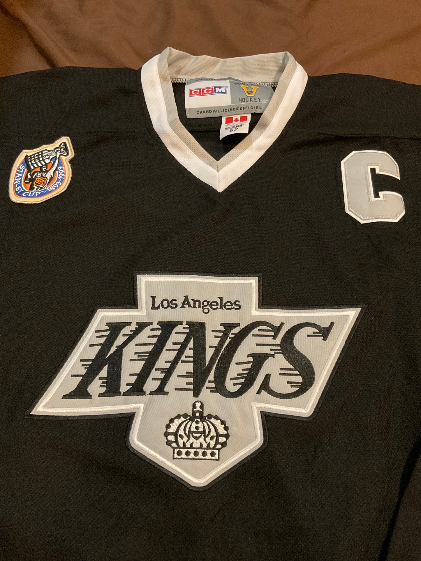 Wayne Gretzky Kings signed Jersey Beckett NHL The Great One