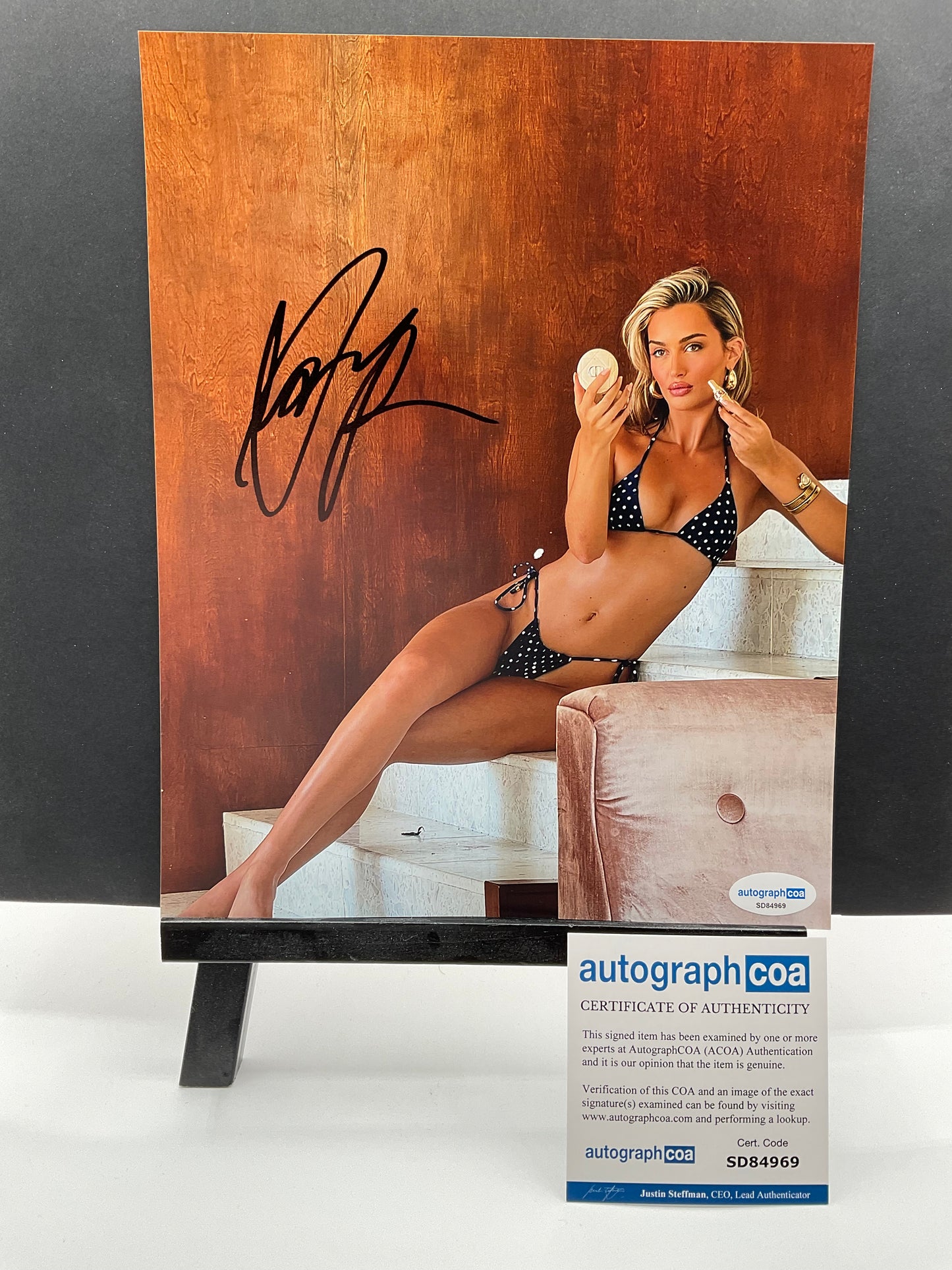 Suede Brooks Sexy signed photo 8x10 ACOA Influencer