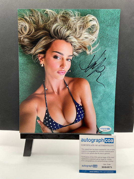 Suede Brooks signed photo 8x10 ACOA Sexy Influencer