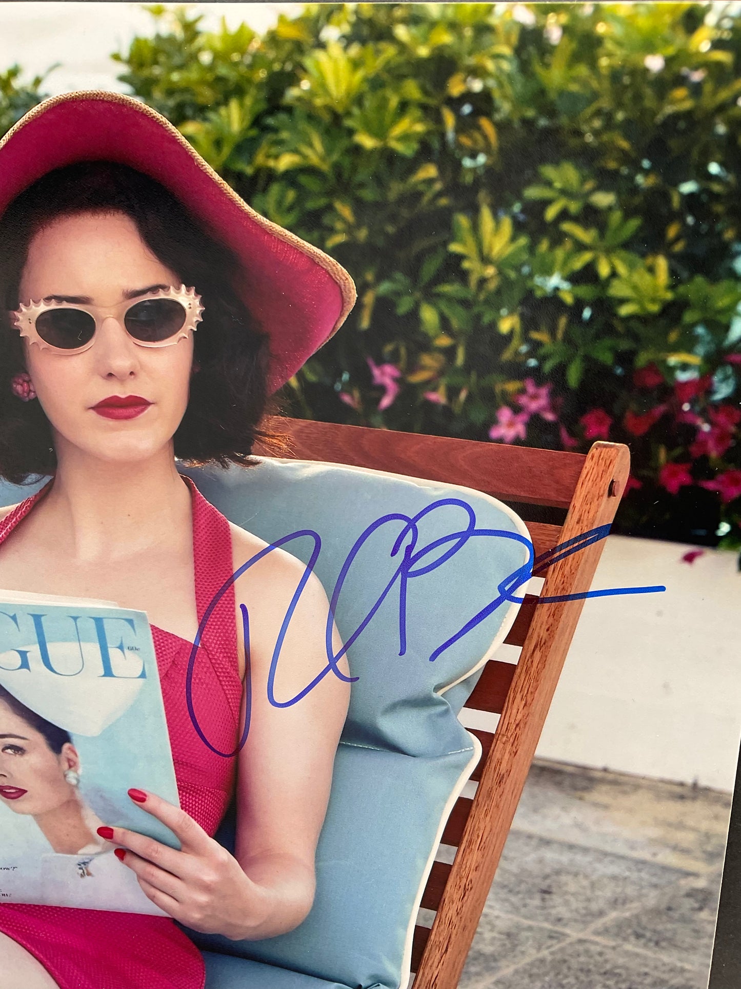 Rachel Brosnahan Superman signed photo 8x10 ACOA Lois Lane