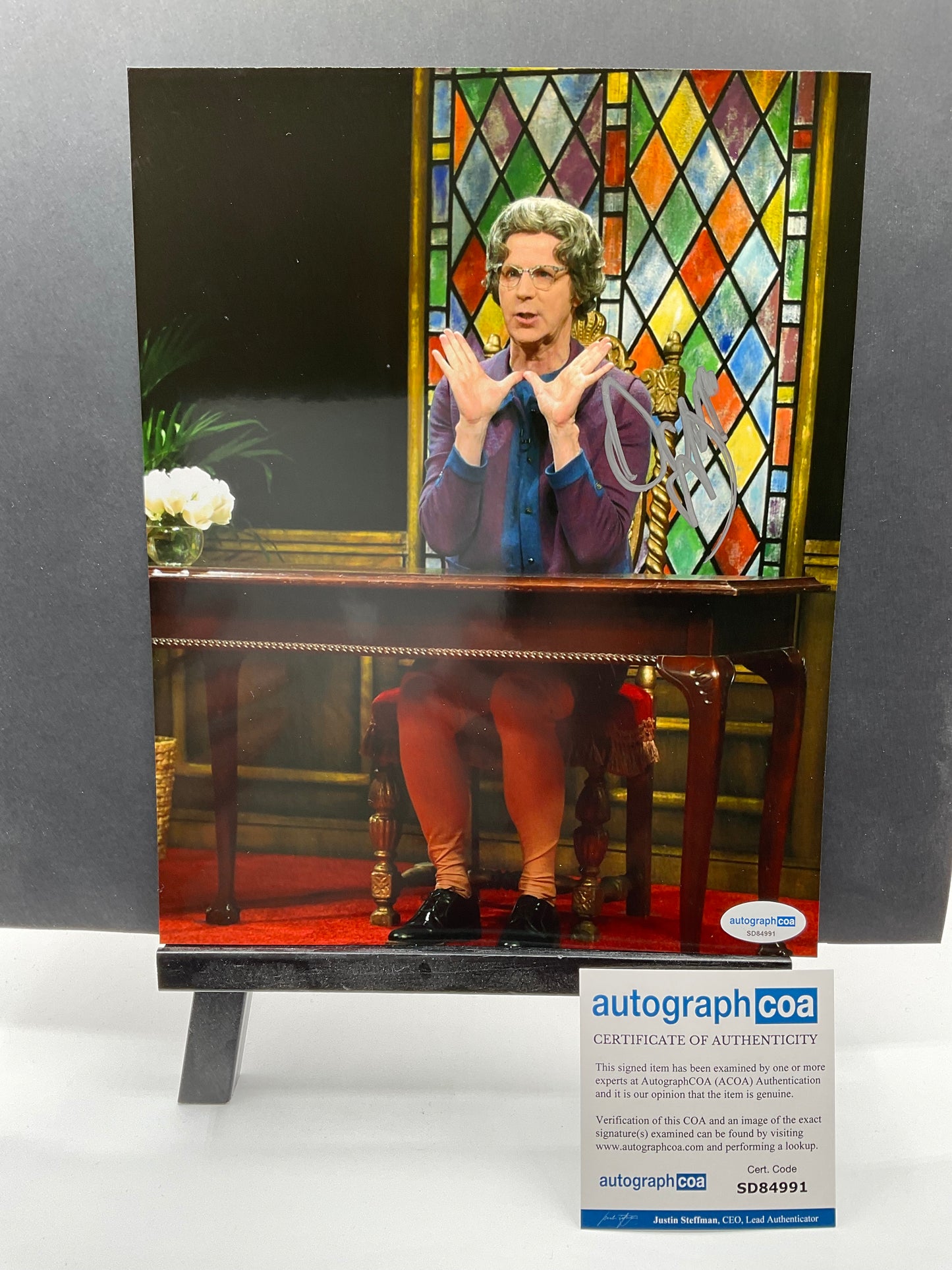 Dana Carvey Church Lady signed photo 8x10 ACOA SNL