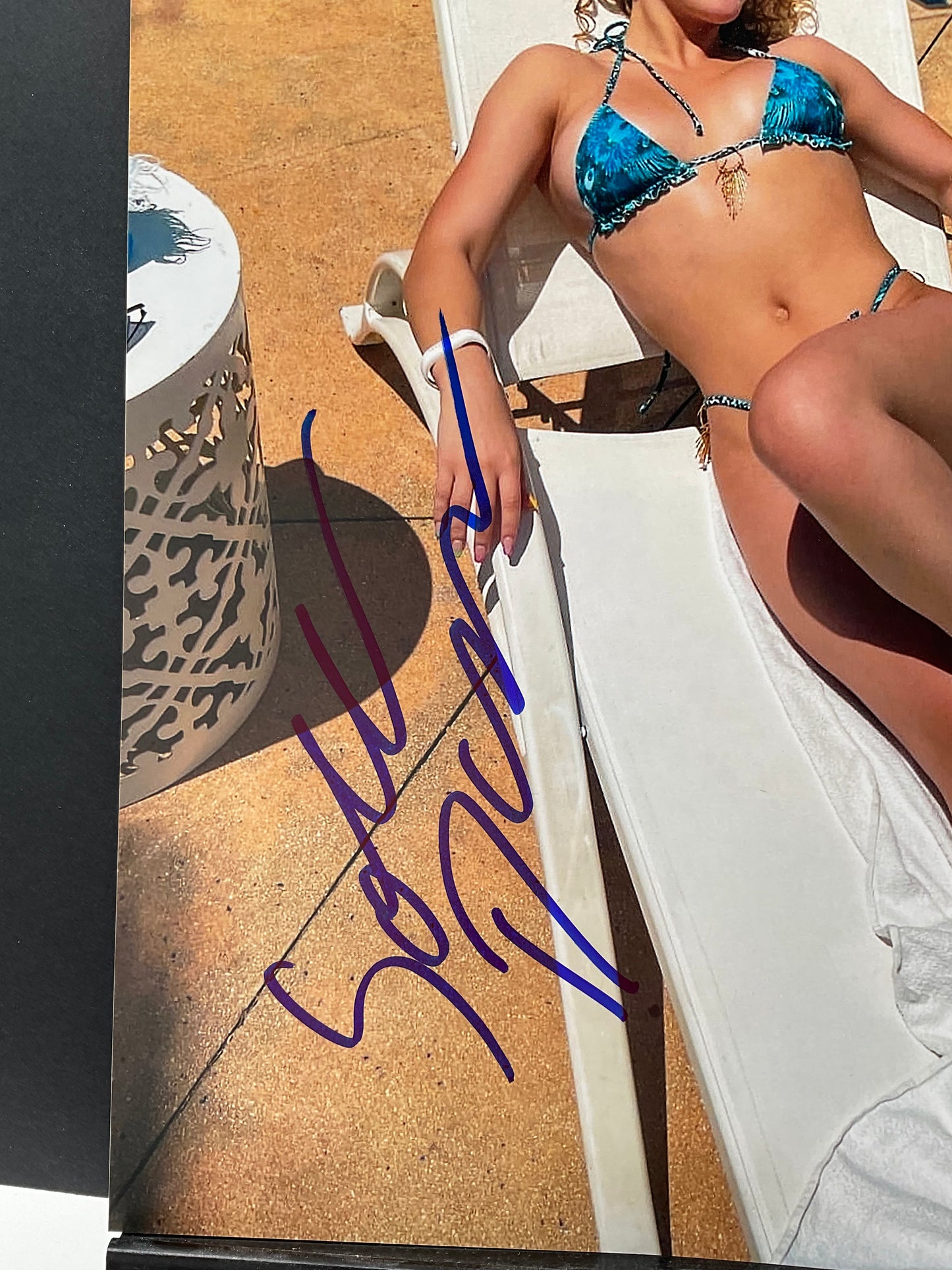Sofie Dossi sexy signed photo 8x10 ACOA Bunny