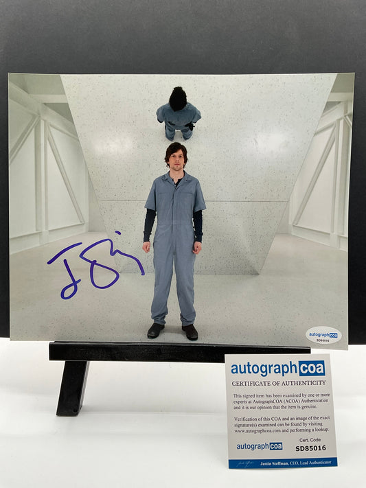 Jesse Eisenberg Now You See Me signed photo 8x10 ACOA