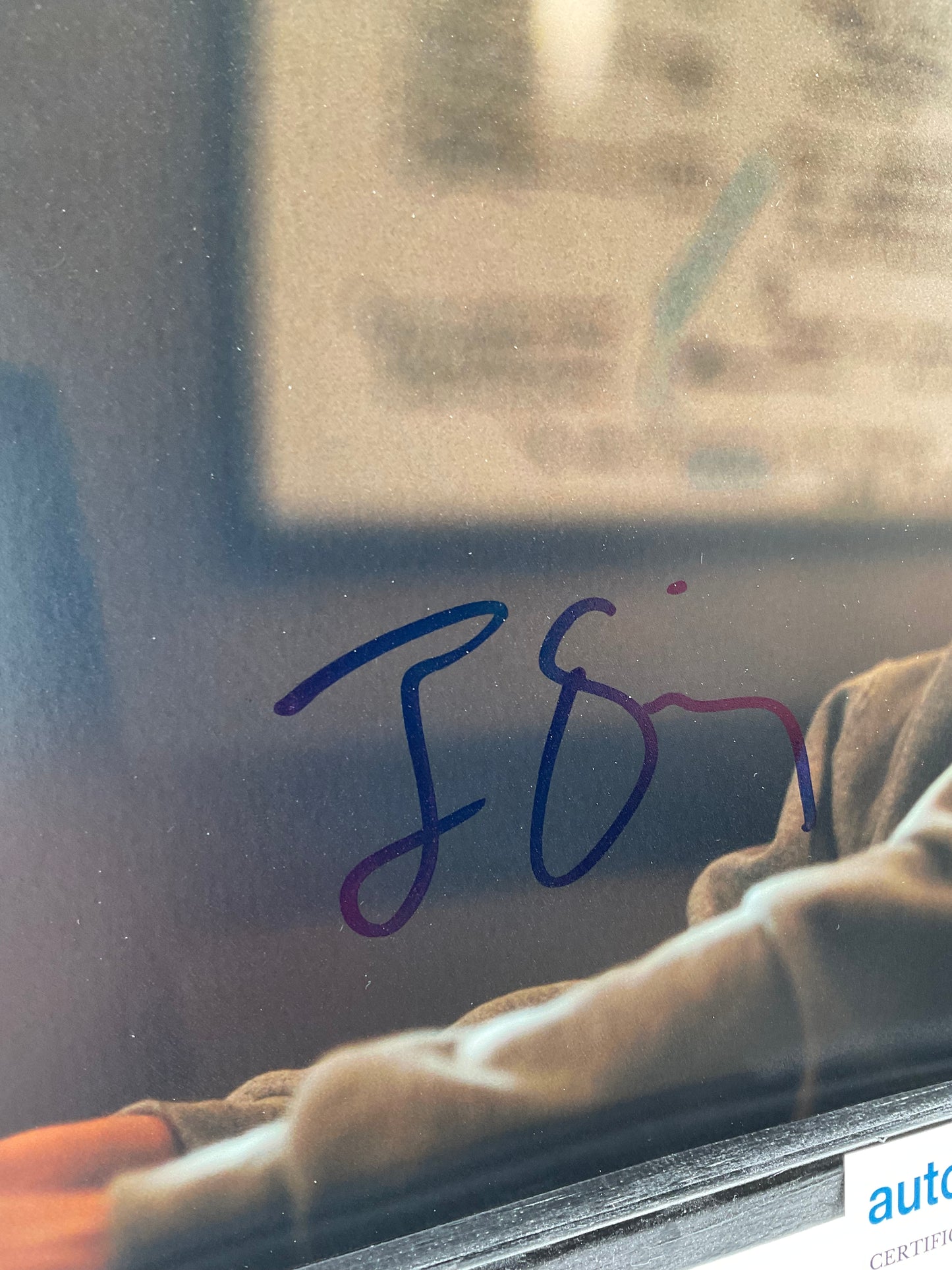 Jesse Eisenberg Social Network signed photo 8x10 ACOA