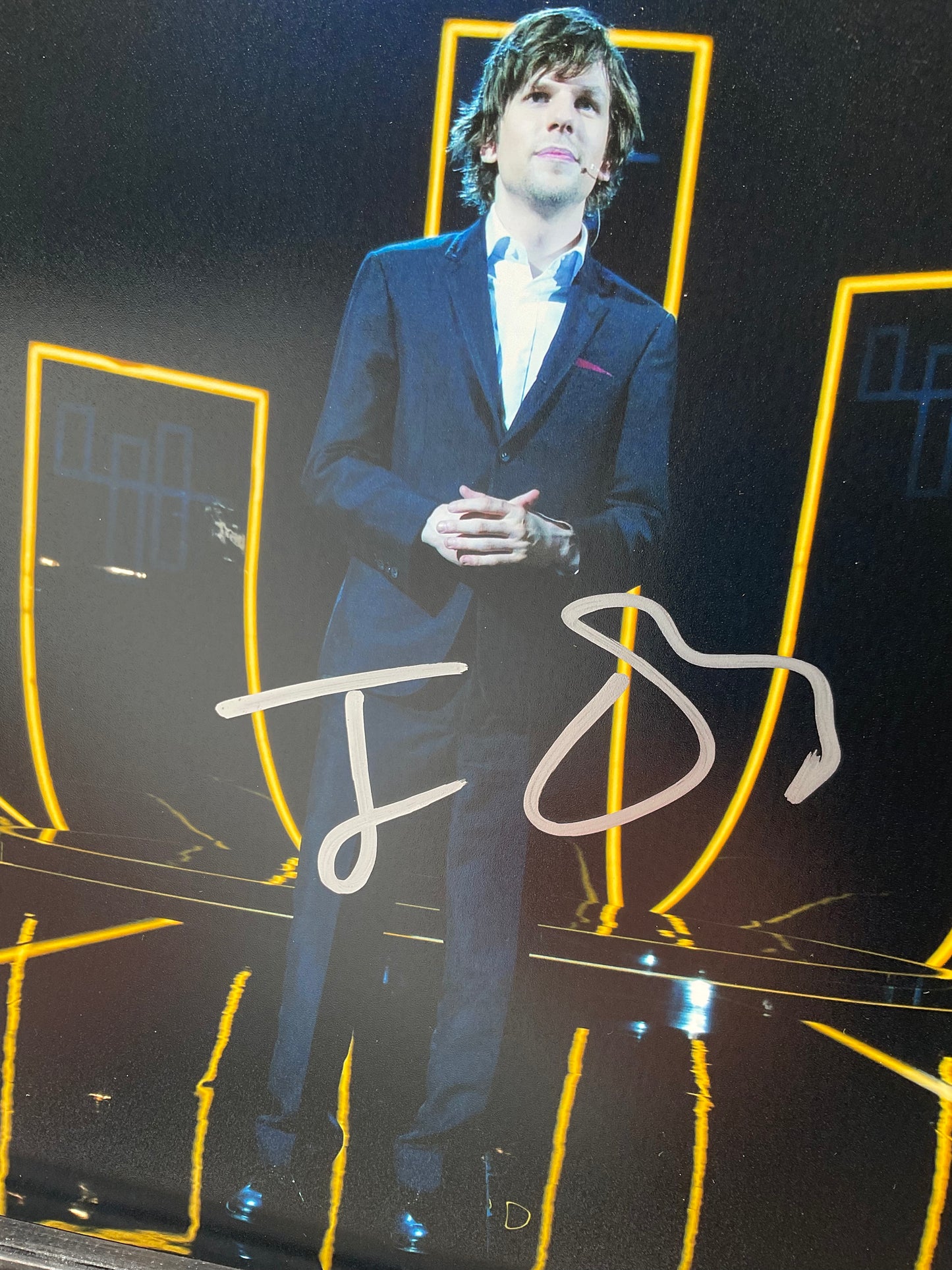 Jesse Eisenberg Now You See Me signed photo 8x10 ACOA