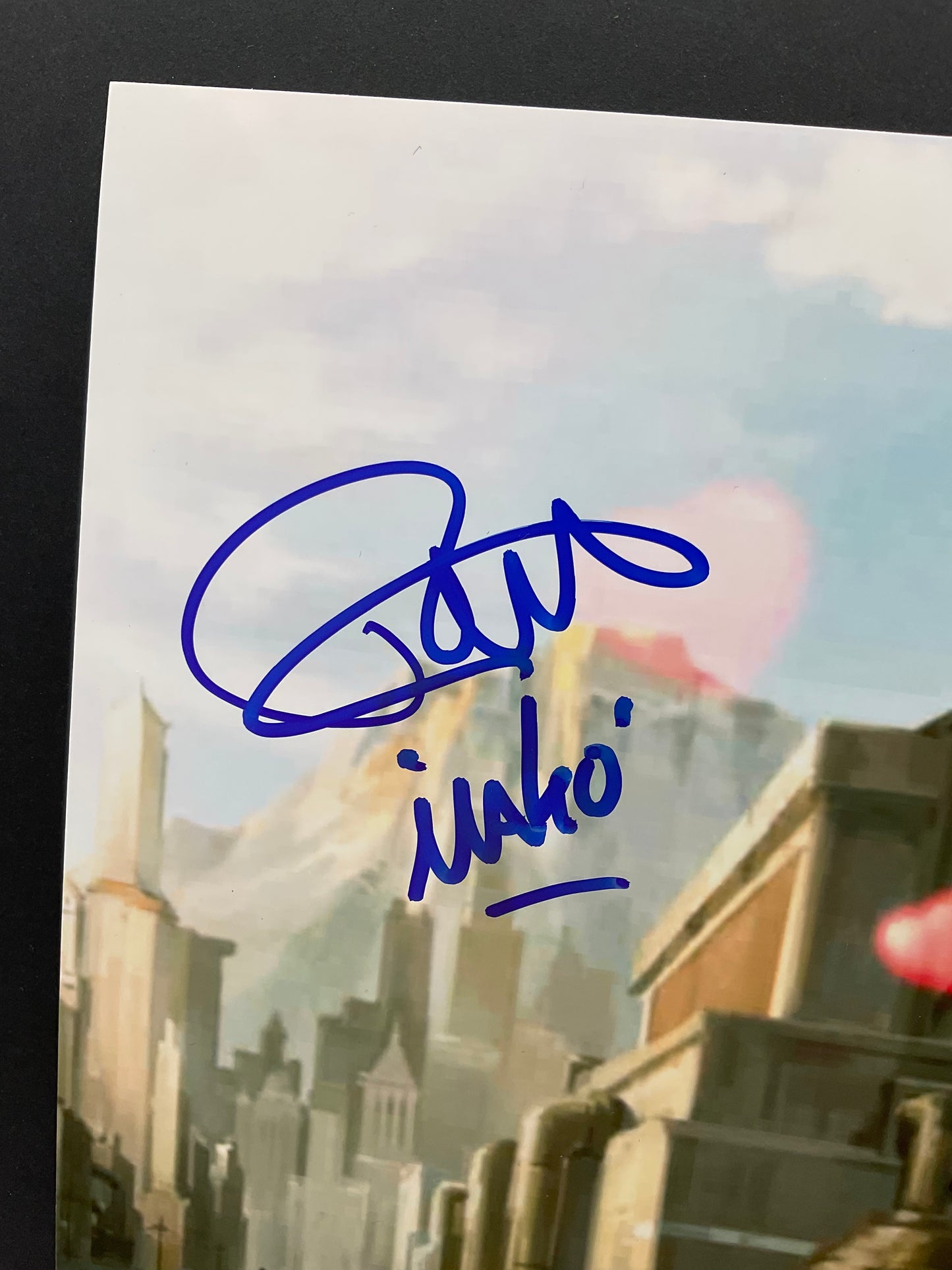 David Faustino Legend of Korra signed photo 8x10 ACOA