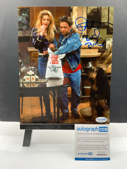 David Faustino Married with Children signed photo 8x10 ACOA