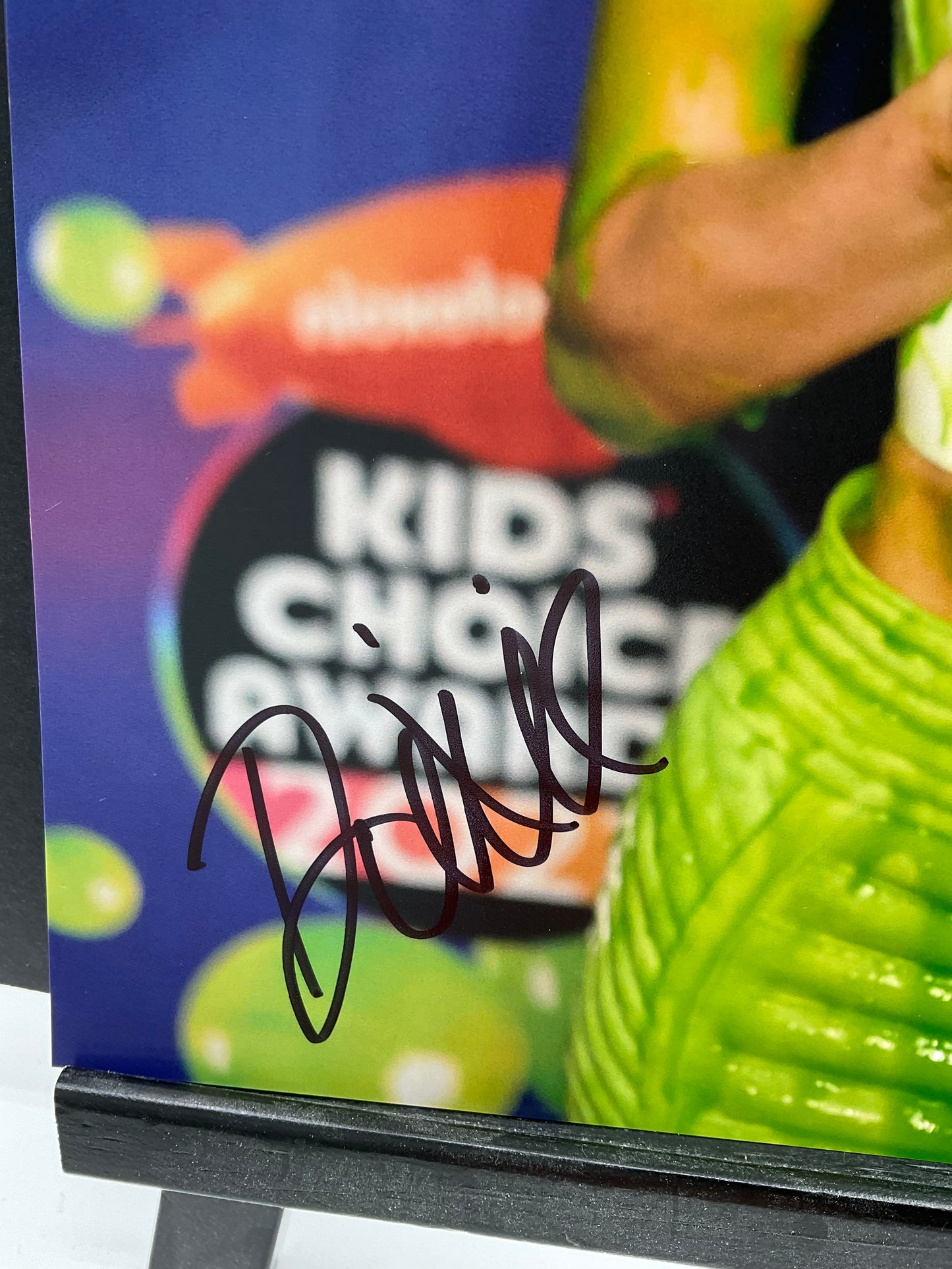 Dixie D'Amelio Slime signed photo 8x10 Beckett