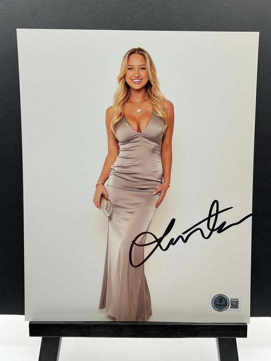 Sydney Thomas Ring Girl signed photo 8x10 Beckett Model