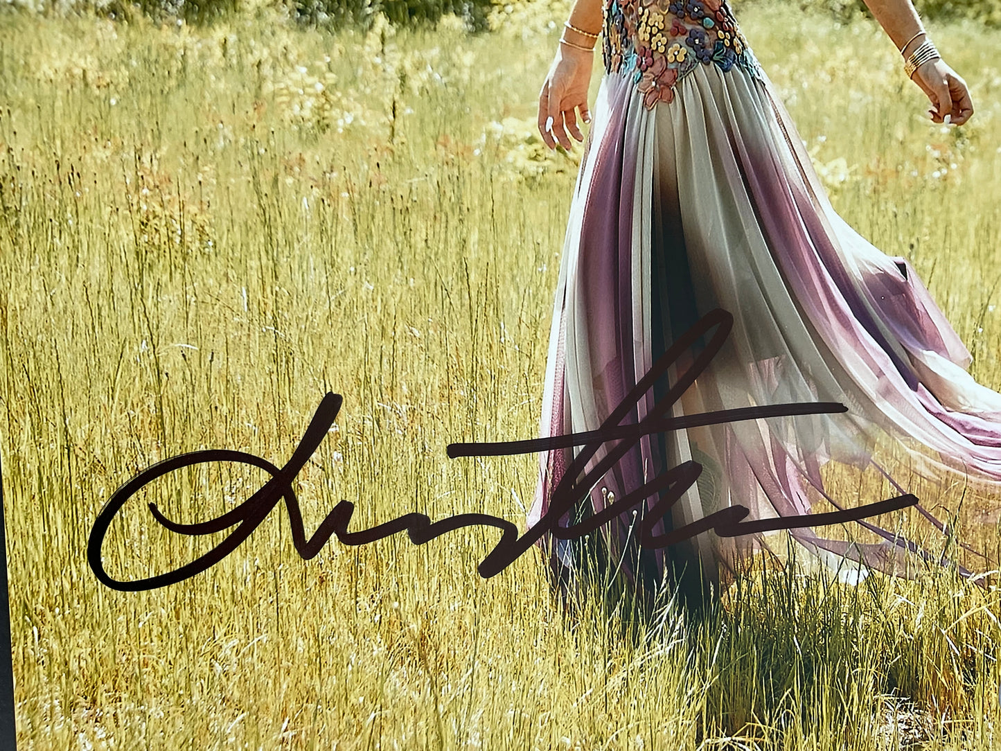 Sydney Thomas signed photo 8x10 Beckett Model Ring Girl