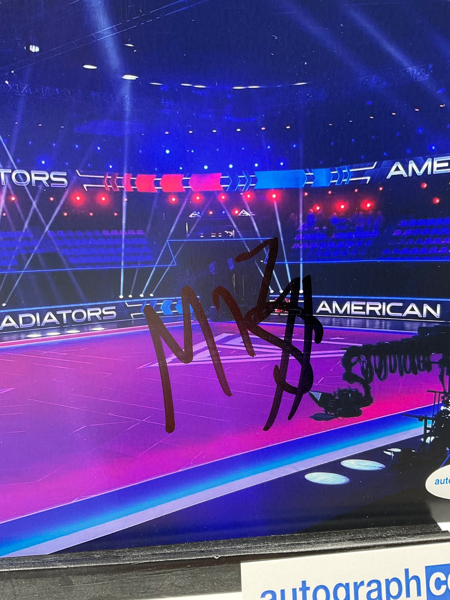 The Miz American Gladiators signed photo 8x10 ACOA Wrestling Mike Mizanin