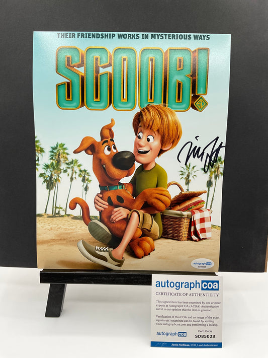 Will Forte Scoob signed photo 8x10 ACOA SNL