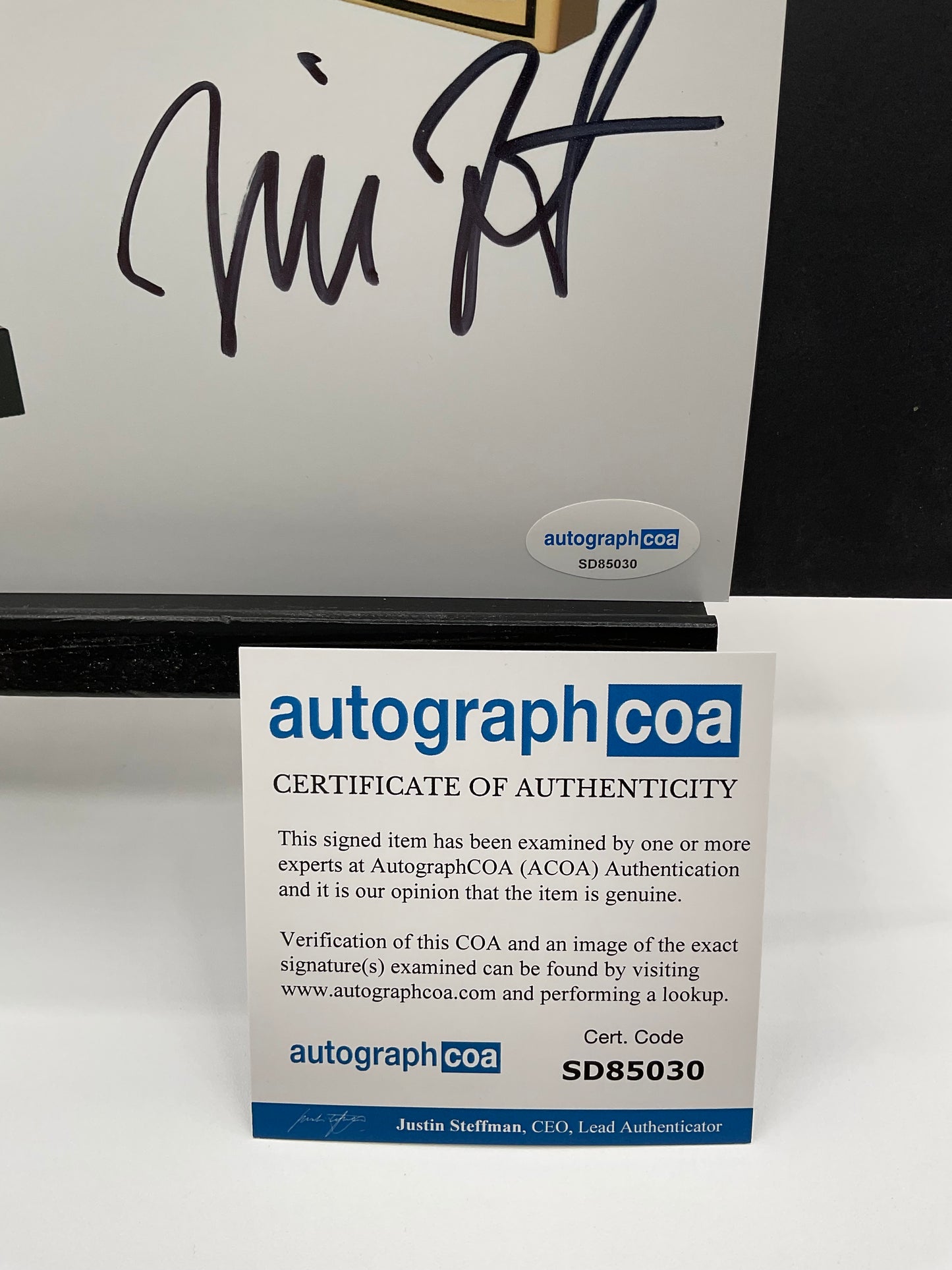 Will Forte Lego signed photo 8x10 ACOA SNL