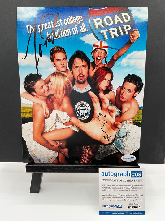 Tom Green Road Trip signed photo 8x10 ACOA