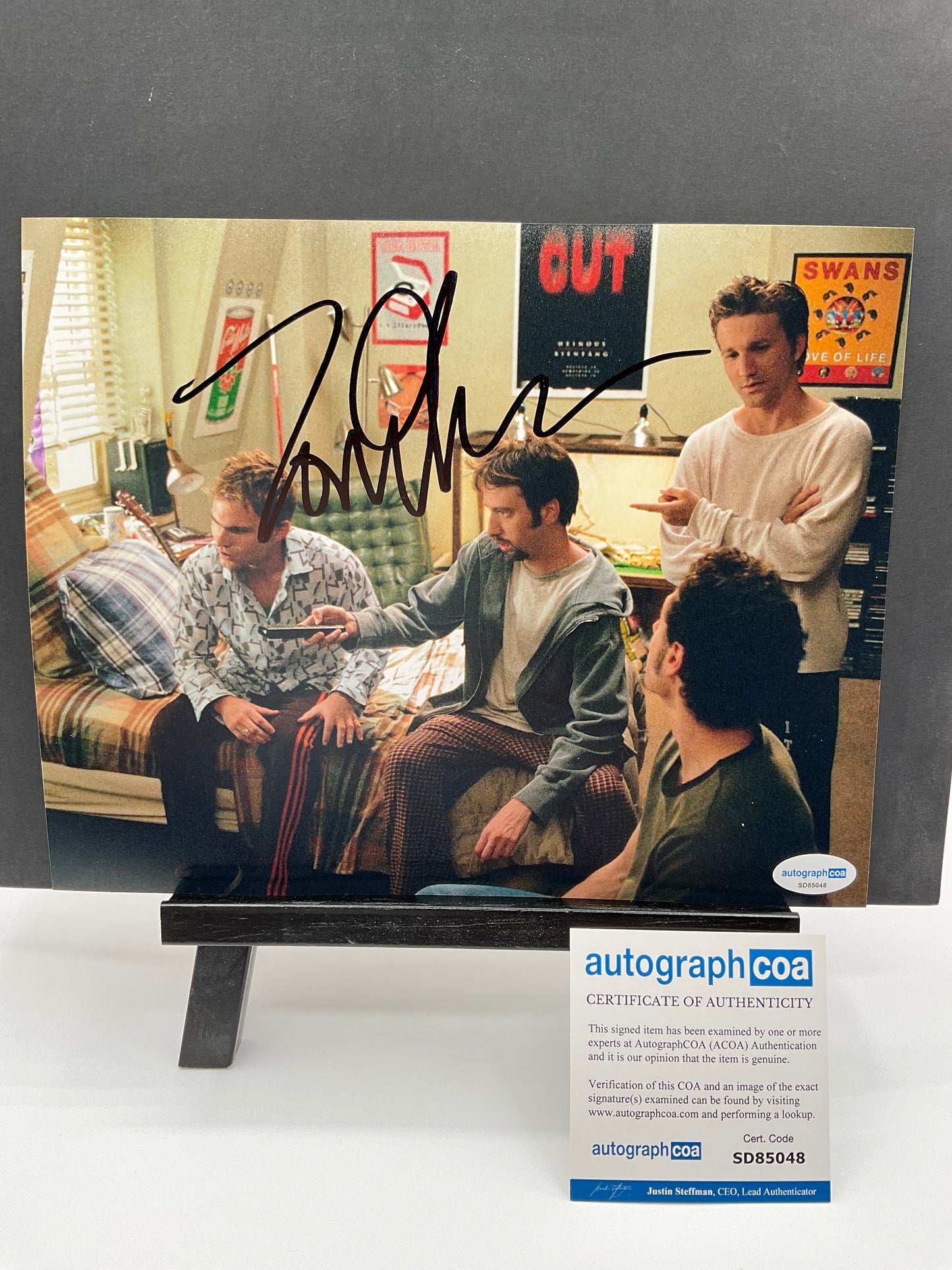 Tom Green Road Trip signed photo 8x10 ACOA Boston