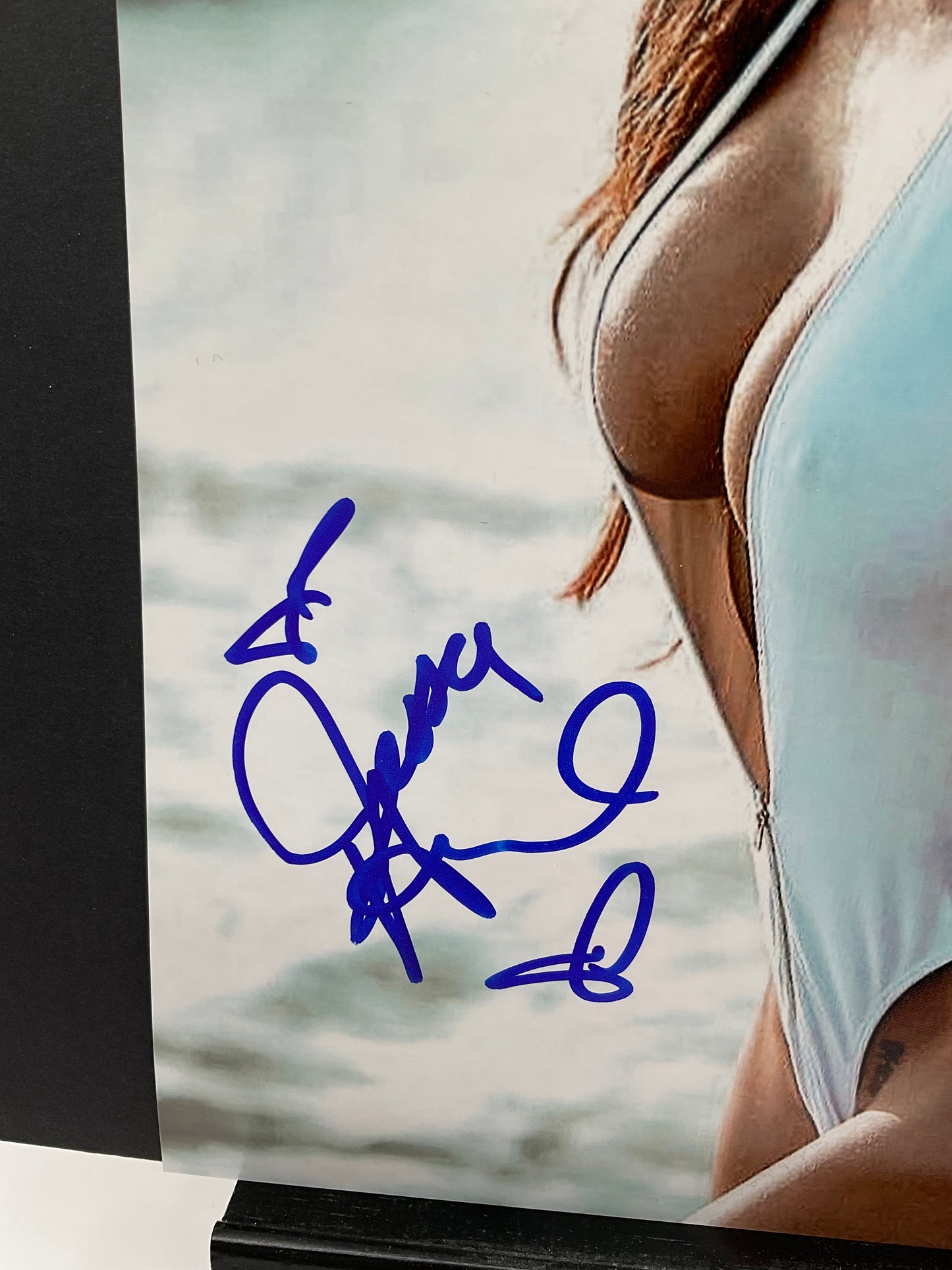 Jessa Hinton sexy signed photo 8x10 ACOA