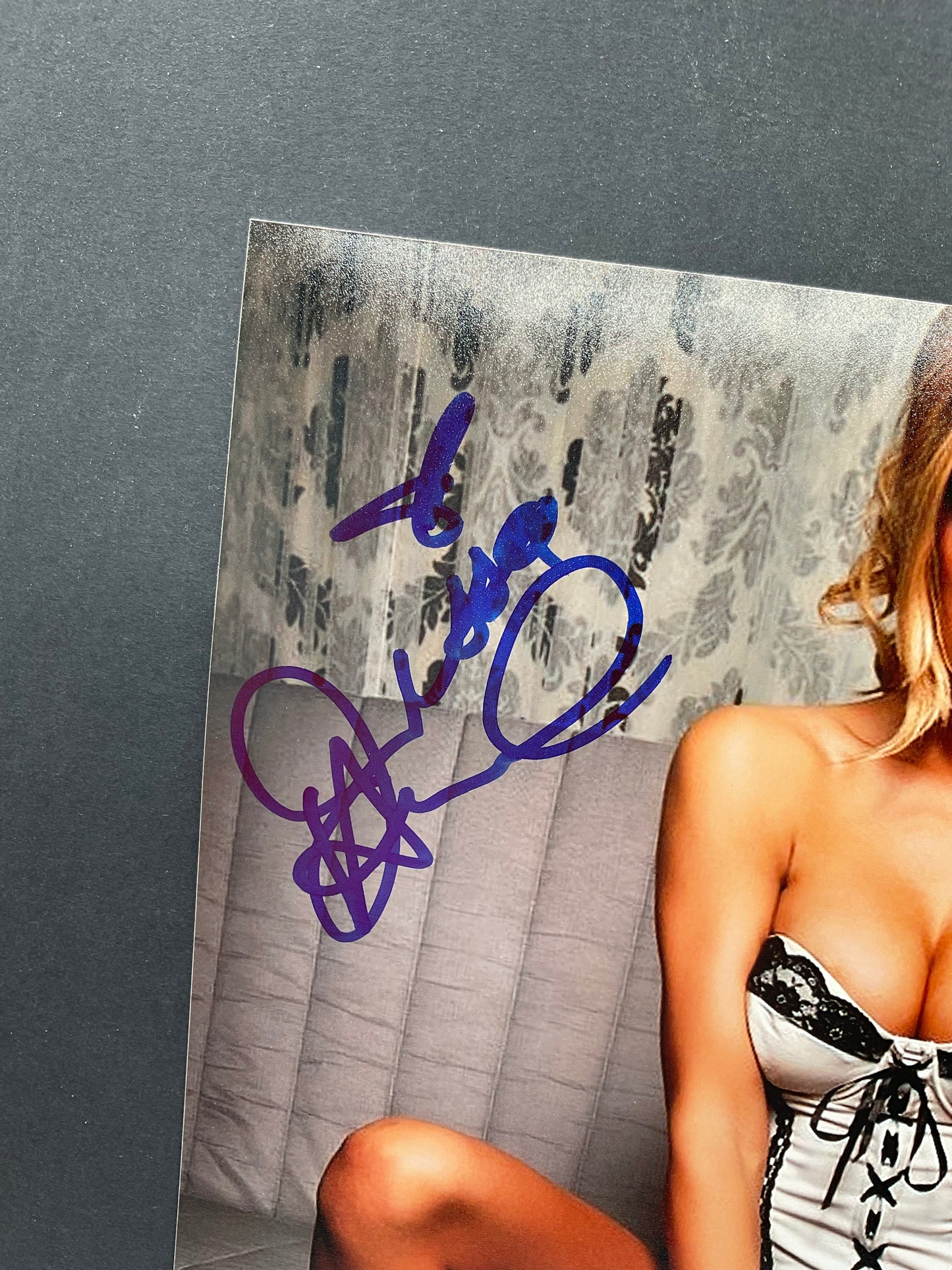 Jessa Hinton Playmate signed photo 8x10 ACOA Sexy